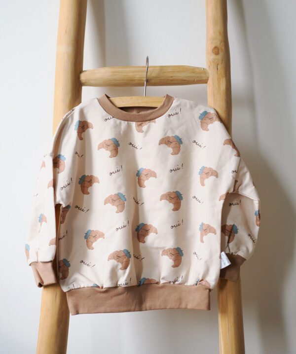 Overzised sweater met print