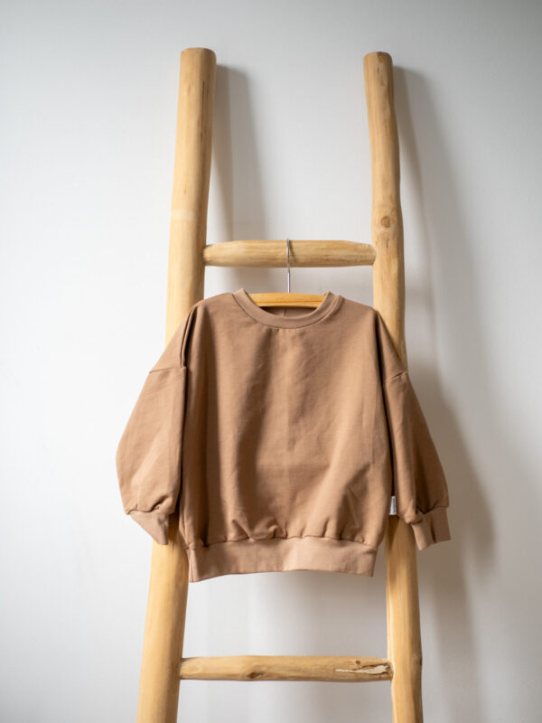 Overzised sweater in hippe kleuren