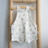 Tuinbroek shortie in jeanslook - Afbeelding 4