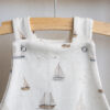 Tuinbroek shortie in jeanslook - Afbeelding 3