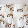 Skinny broekje met boordjes in hippe print - Afbeelding 2