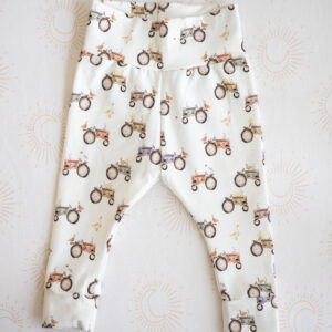 Skinny broekje met boordjes in hippe kleuren