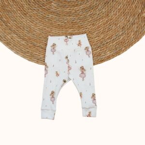 Skinny broekje met boordjes