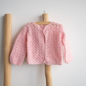 Gehaakt kanten vestje Fien