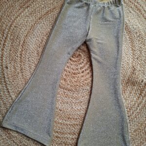 Flaredbroek glitters goud