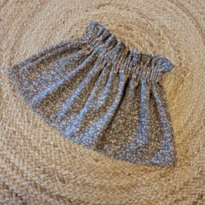 Rokje paperbag rib bloemen