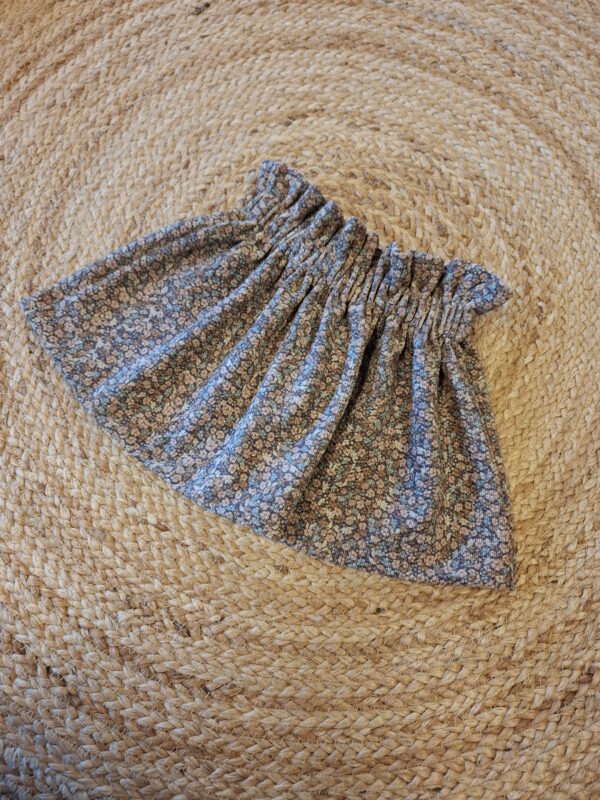 Rokje paperbag rib bloemen