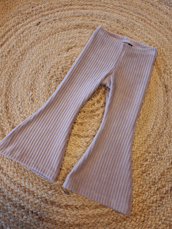Flaredbroek corduroy roze