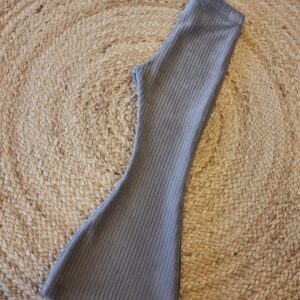 Flaredbroek corduroy grijs