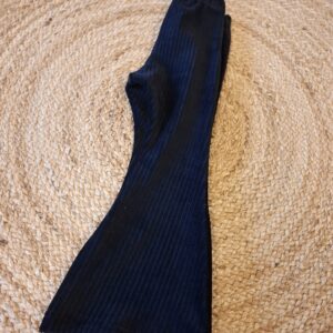 Flaredbroek corduroy zwart