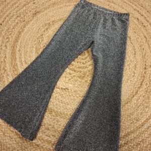 Flaredbroek glitters zwart